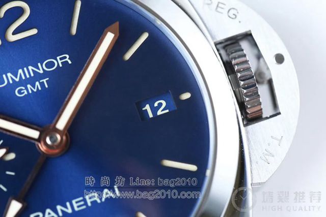 Panerai手錶 藍得騷PAM688 GMT調時功能腕表 超級夜光 沛納海高端男表 沛納海機械男士腕表  hds1291